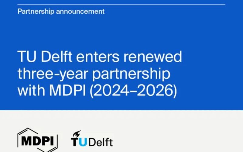 MDPI与荷兰代尔夫特理工大学签署固定收费模式合作协议